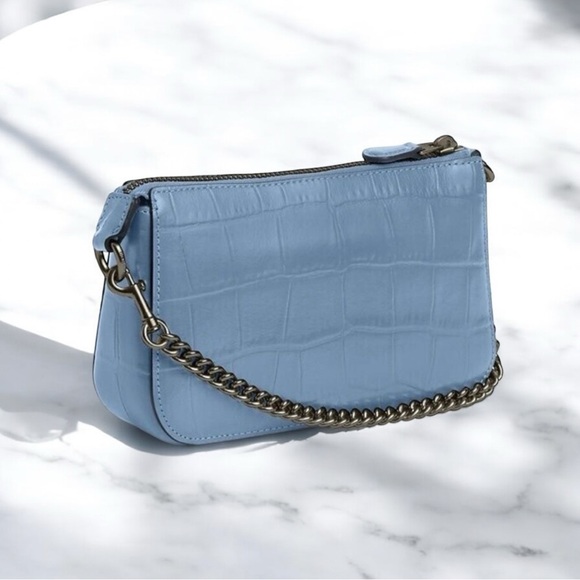 Coach Croc Embossed Nolita Handbag